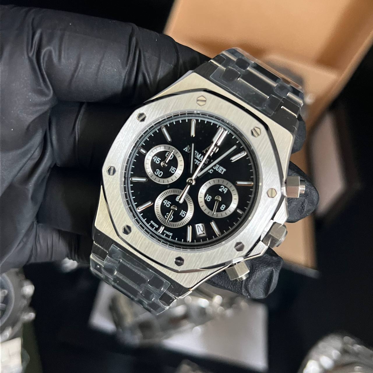 Audemars Piguet Royal Oak Chronograph 'Black' Dial 26331ST Men's Watch Reps Sale UK Best Quality AAA Replica