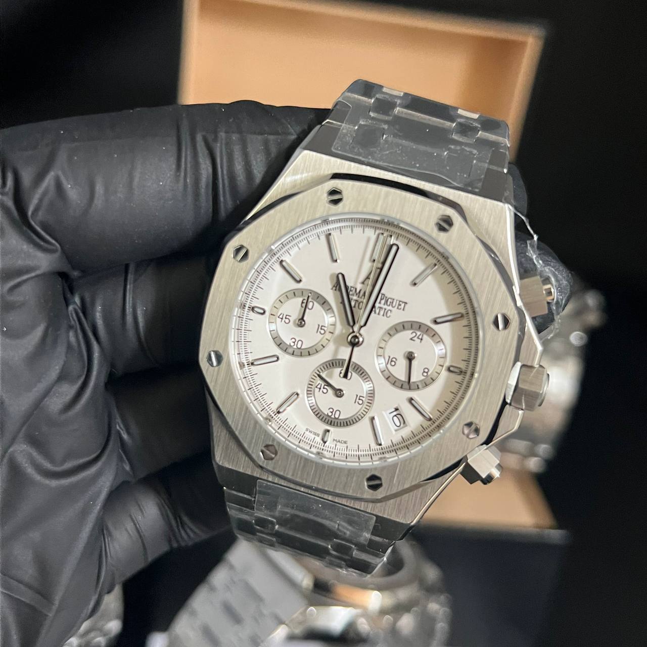Audemars Piguet Royal Oak Chronograph 'White' Dial 26240ST Men's Watch Reps Sale UK Best Quality AAA Replica