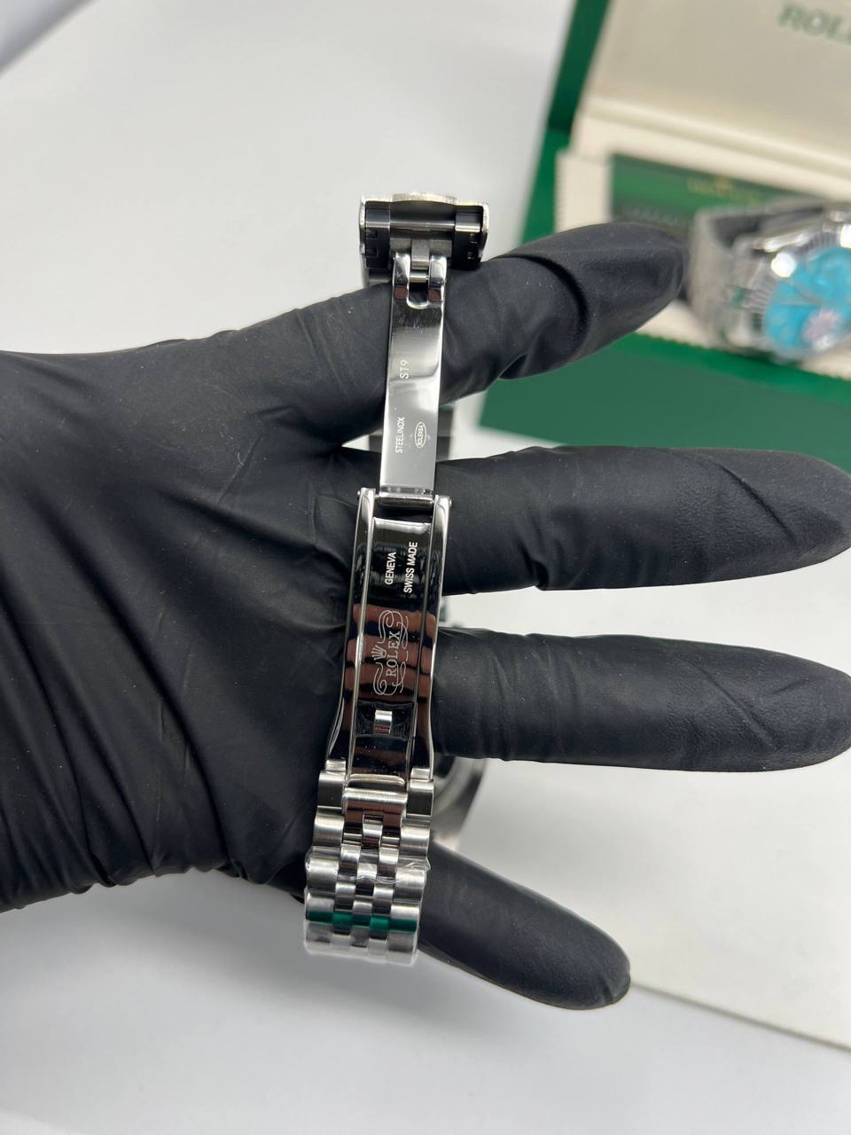 Rolex Datejust 41 Watch Men's 126334 Fluted Bezel "Tiffany Blue" Dial Jubilee Bracelet Reps Sale UK Best Quality AAA Replica