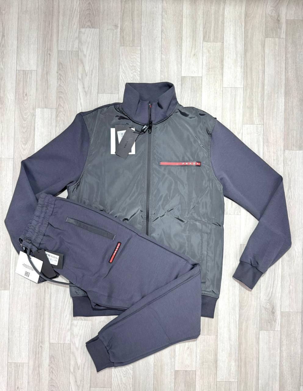 Prada Lycra Tracksuit Set Men's in Different Colors Reps Sale UK Best Quality AAA Replica