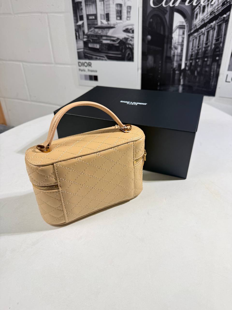 Saint Laurent Gaby Vanity Lambskin Women's Bag in 2 Colors Reps Sale UK Best Quality AAA Replica