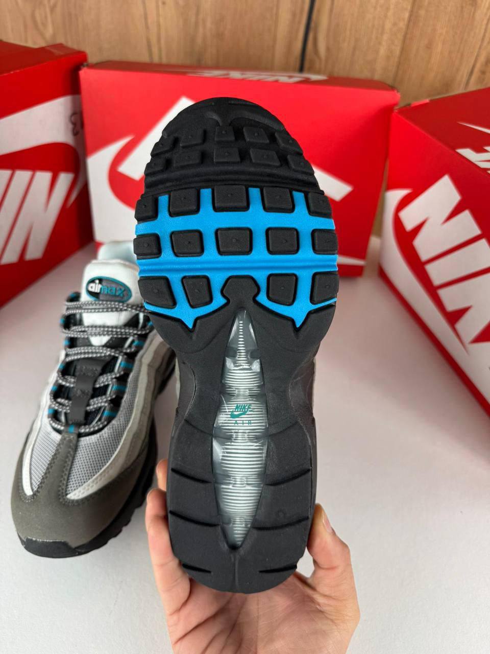 Nike Air Max 95 'Baltic Blue' HM0622-003 Trainers Men's Reps Sale UK Best Quality AAA Replica
