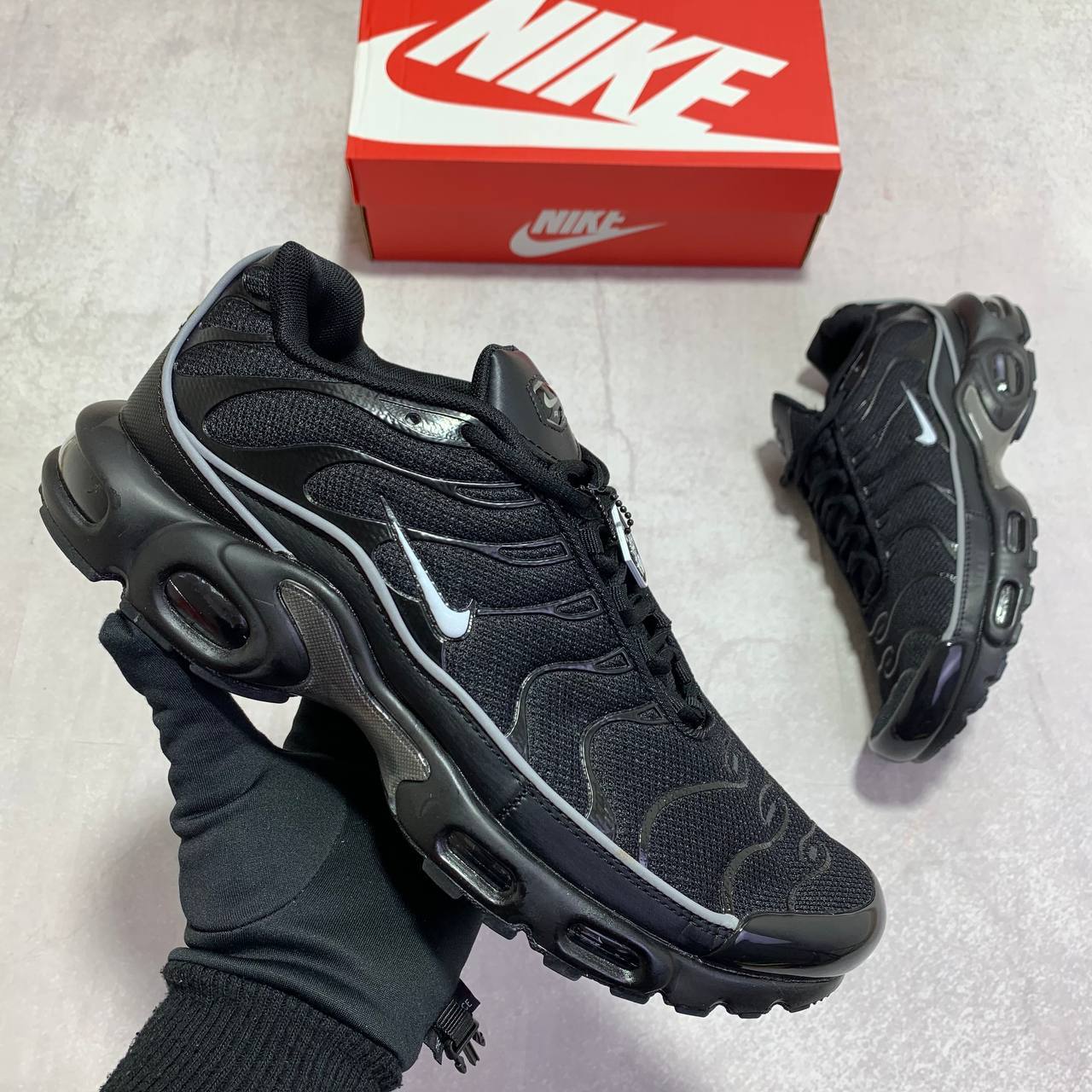 Nike TN Air Max Plus OG 'Black Reflective' HV8066-002 Men's Trainers Reps Sale UK Best Quality AAA Replica