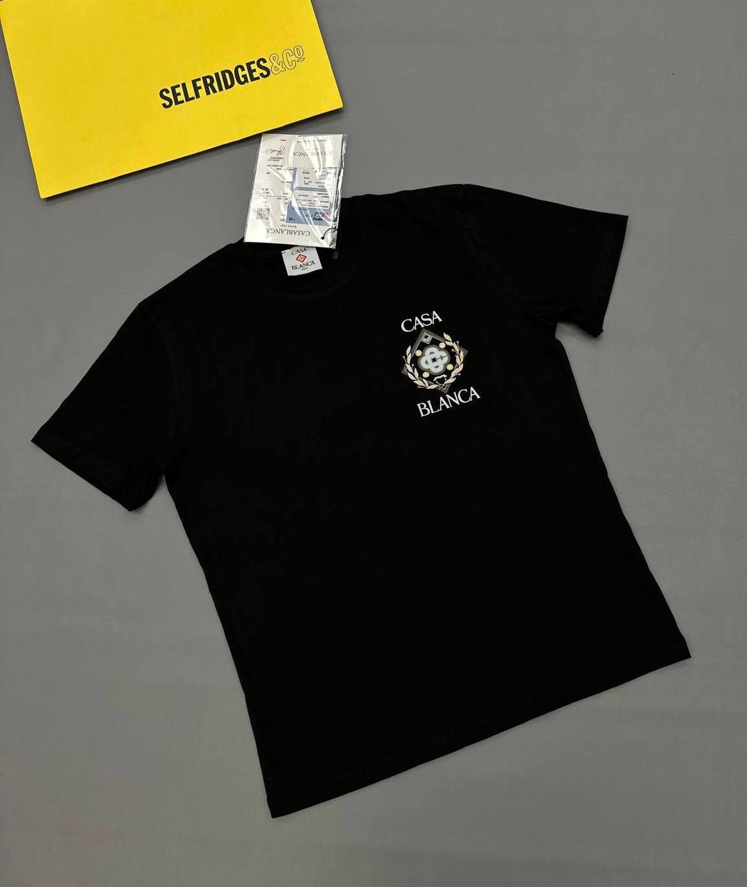 Casablanca Championship Diamond Short Sleeve Crewneck Men's Women's T-Shirts in 2 Color Reps Sale UK Best Quality AAA Replica