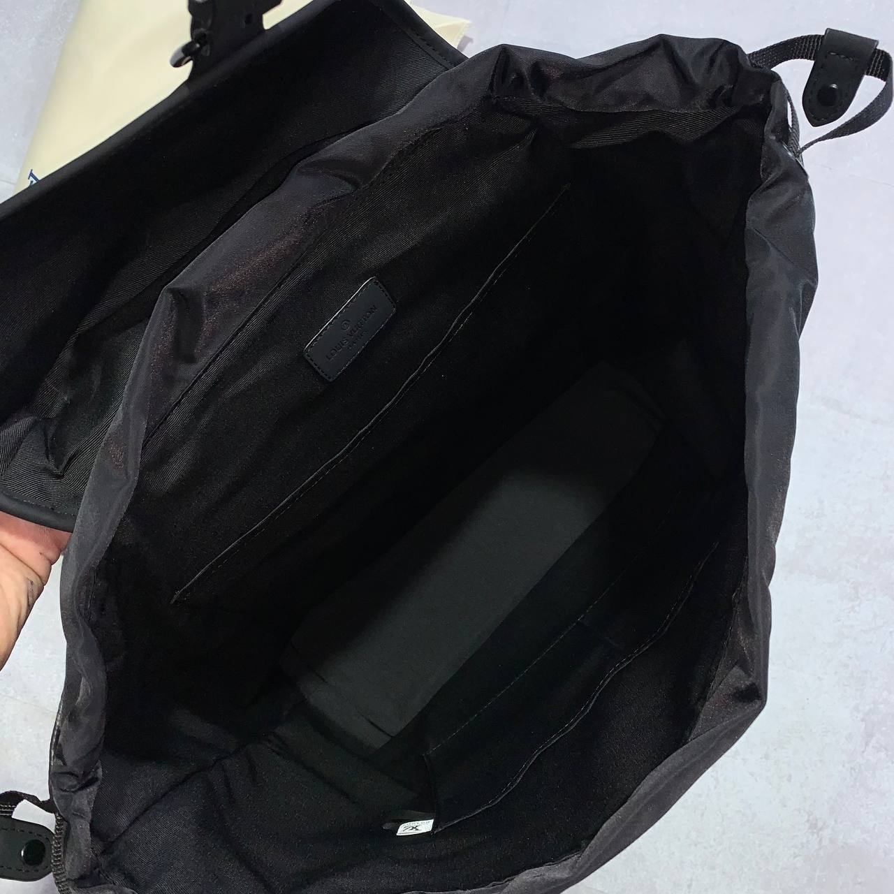 Louis Vuitton Montsouris Monogram Eclipse Canvas Backpack Men's Women's in Black Reps Sale Best Quality AAA Replica