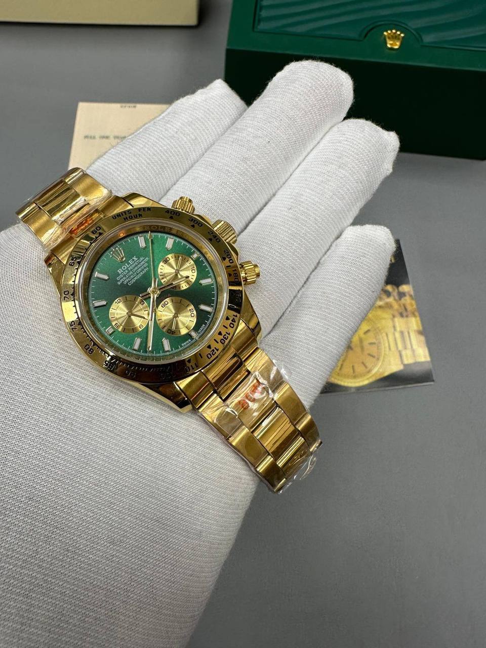 Rolex Cosmograph Daytona 116508 Green "John Mayer" Dial Men's Watch Oyster Bracelet Reps Sale UK Best Quality AAA Replica