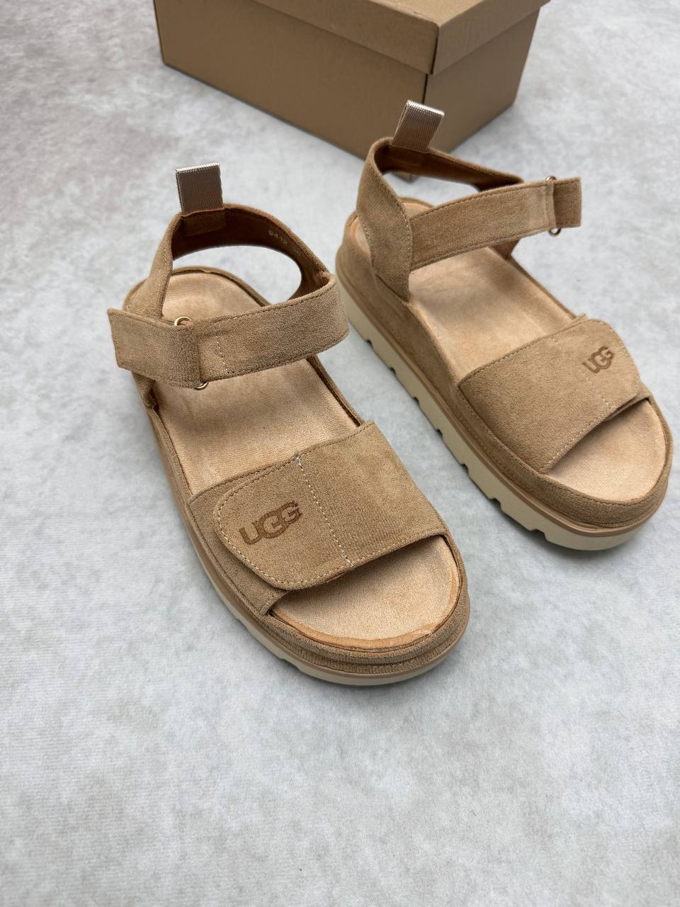 UGG Goldenstar Women's Sliders in "Chestnut" Reps Sale UK Best Quality AAA Replica