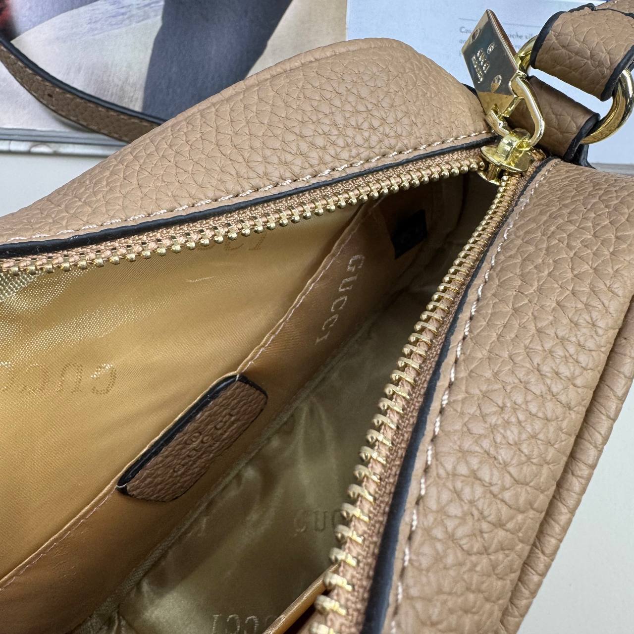 Gucci Soho Disco Beige Crossbody Bag 308364 Women's Reps Sale Best Quality AAA Replica