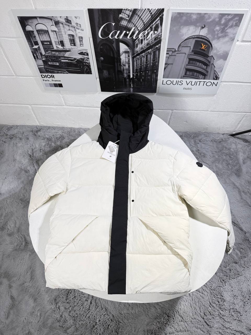Moncler Madeira Hooded Short Down Jacket Men's Women's in Different Colors Reps UK Sale Best Quality AAA Replica