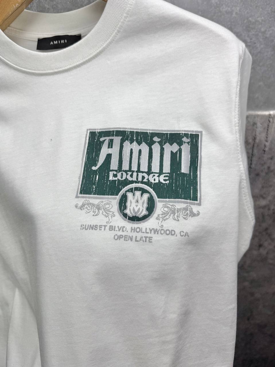 Amiri Vintage Crystal Lounge Men's Women's T-Shirts in 2 Colors Reps UK Best Quality AAA Replica