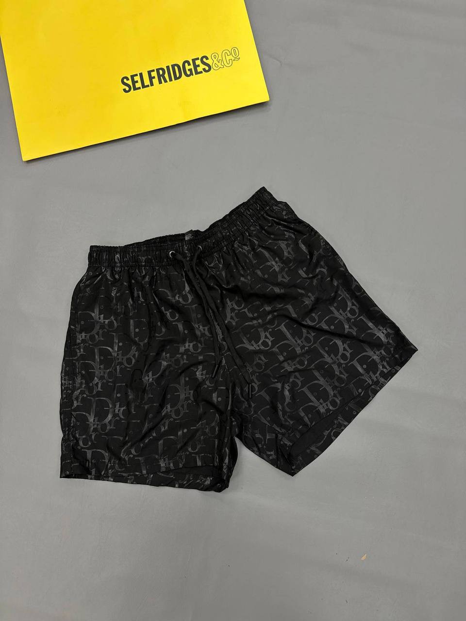 Christian Dior Oblique Jacquard Swim Shorts Set Men's in Black Color Reps Sale UK Best Quality Sale AAA Replica