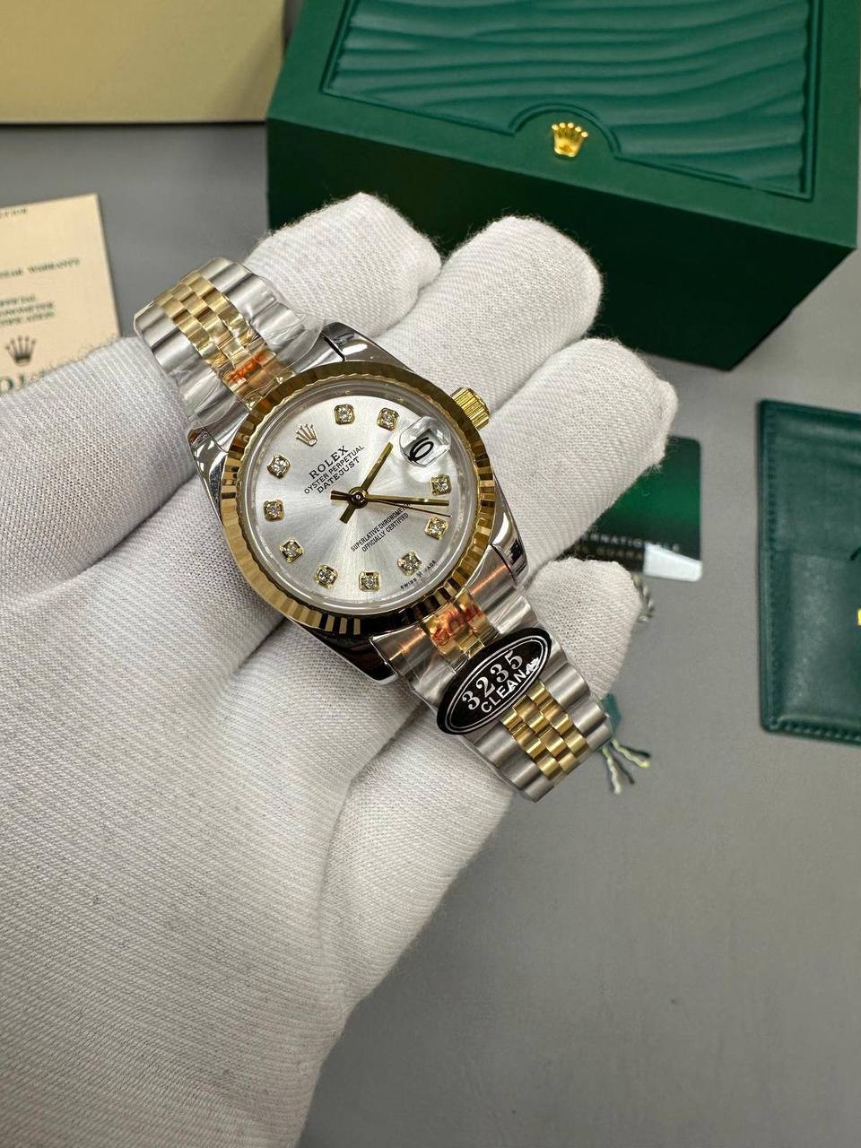 Rolex Lady-Datejust 126233 Two Tone White Dial Flutted Bezel Jubilee Bracelet Women's Watch Reps Sale UK Best Quality AAA Replica