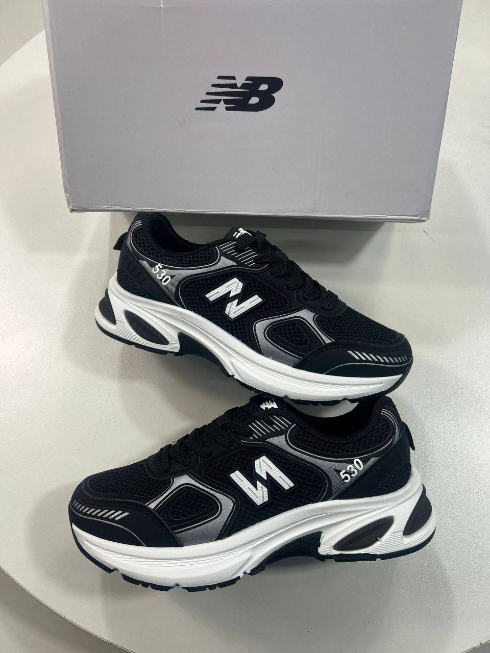 New Balance 530 "Black White Silver" Retro Mesh Running MR530SMN Women's Trainers Reps Sale UK Best Quality AAA Replica