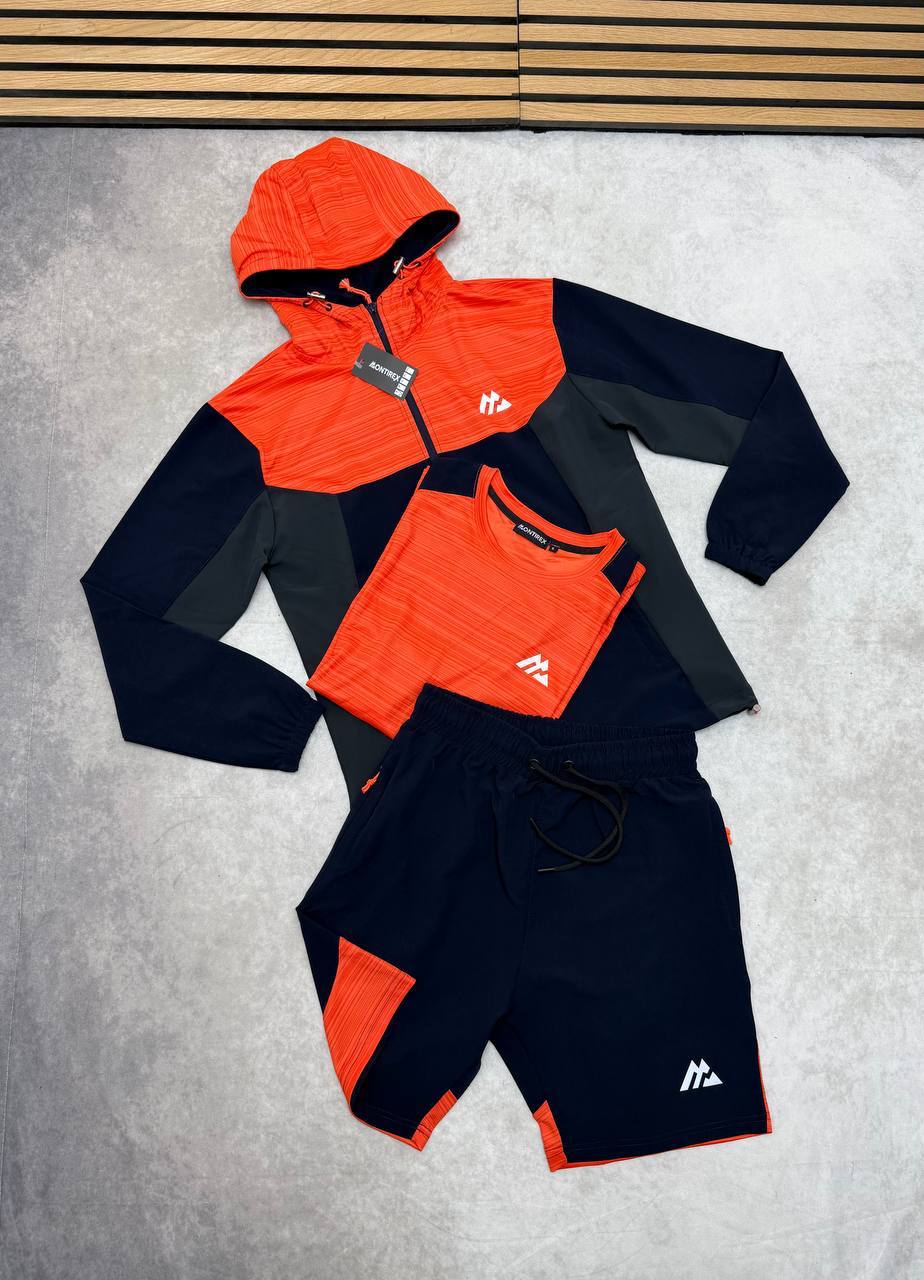 Montirex Trail 3-Piece Tracksuit Men's in Orange Color Reps Sale Best Quality AAA Replica