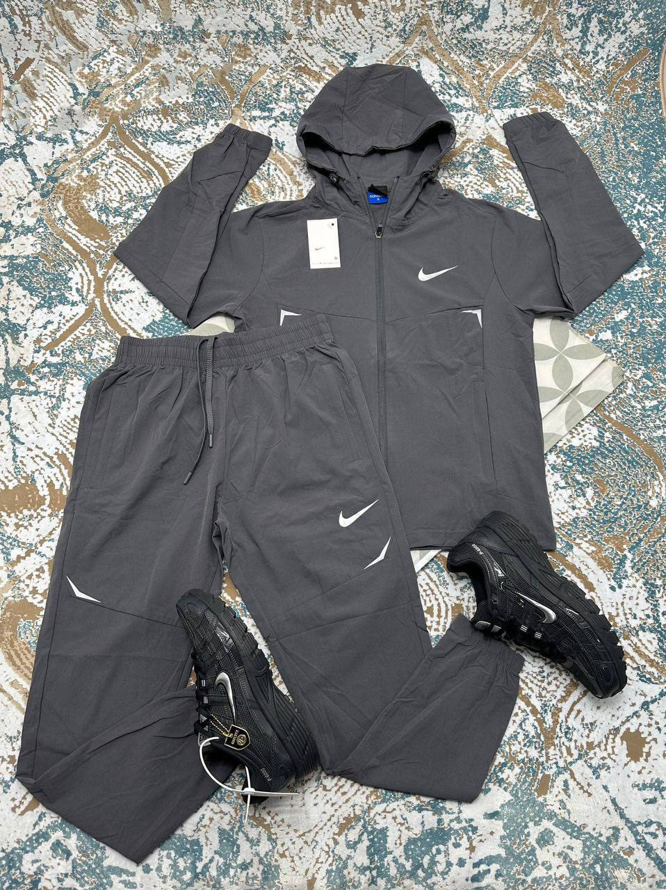 Nike Repel Miler Woven Running Tracksuits Mens in Grey Reps Sale UK Best Quality AAA Replica