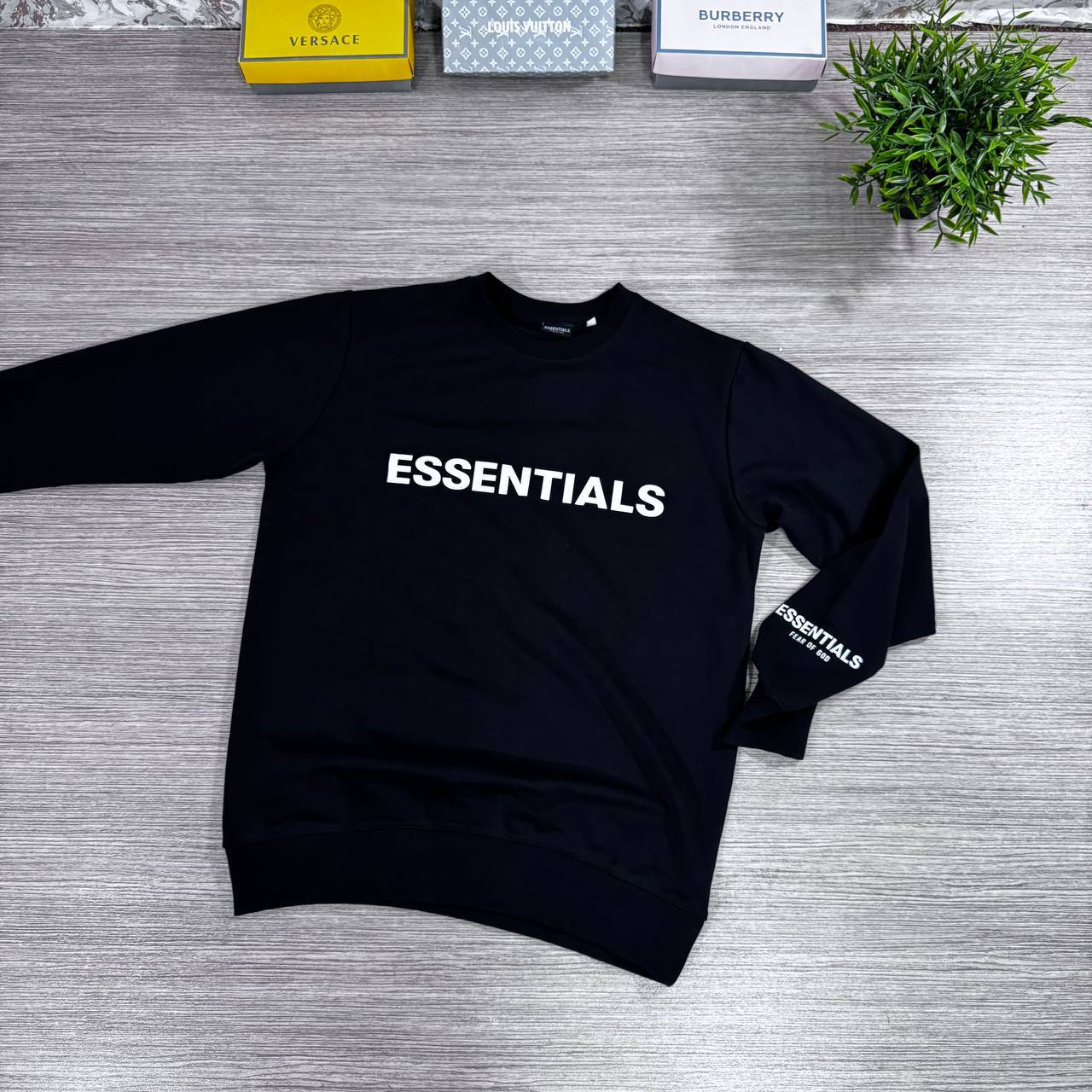 Essentials Fear of God Big Logo Jumpers Men's Women's in Different Colors Reps Sale UK Best Quality AAA Replica