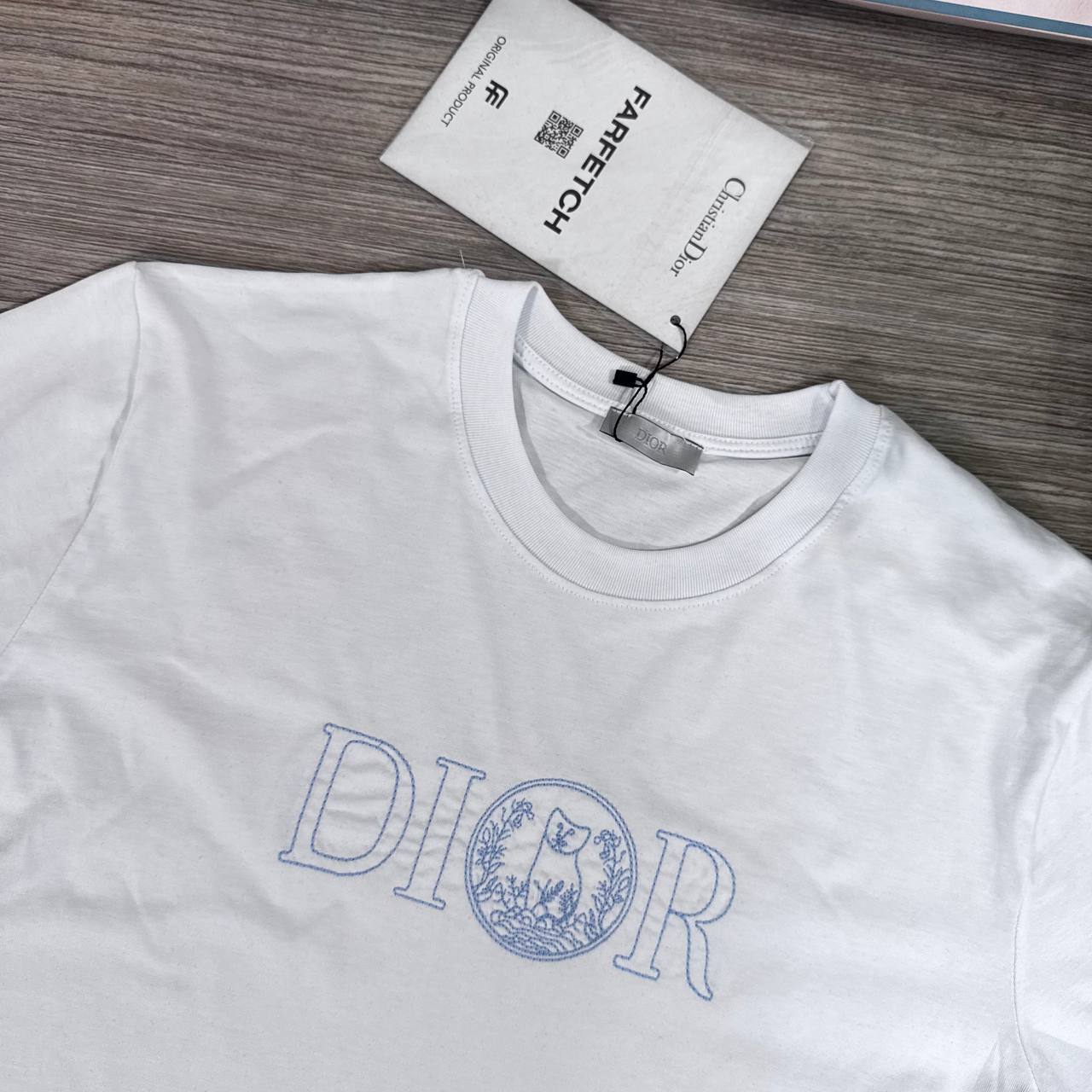 Dior Hylton Nel Logo Printed Men's Women's T-Shirt in 2 Colors Reps UK Best Quality AAA Replica