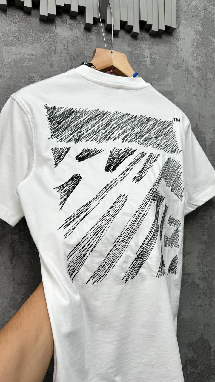Off-White Scribble Diag Book Cotton Men's Women's T-Shirts in Different Colors Reps UK Best Quality AAA Replica