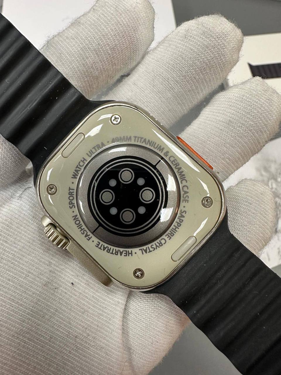 Apple Watch Ultra 3 with a Black Magnetic Loop Band Watch UK Replica AAA Best Quality Reps
