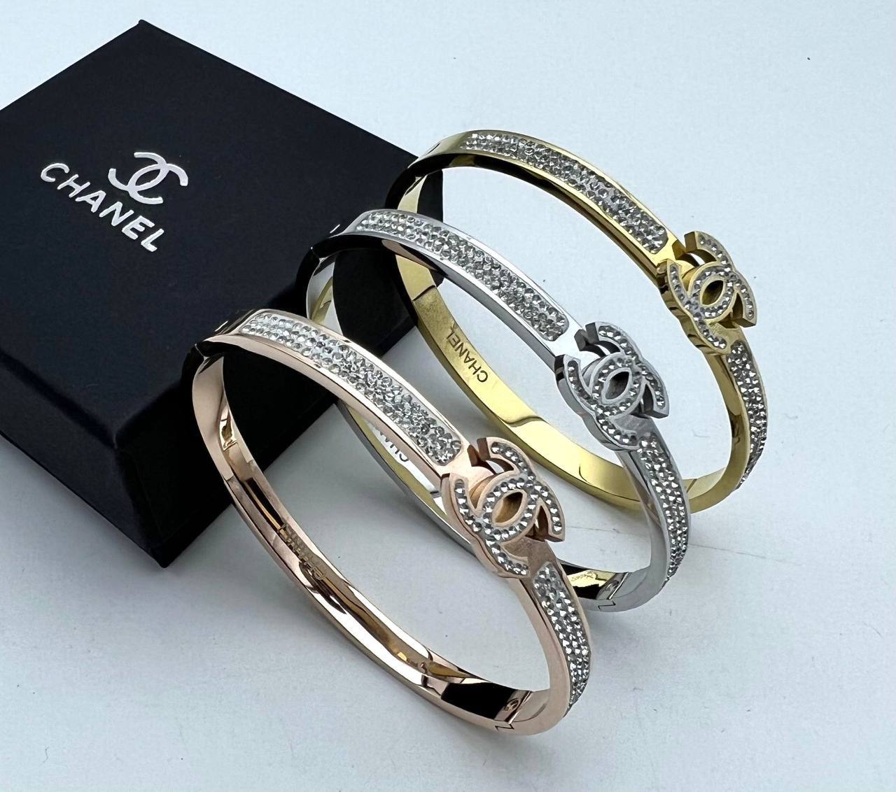 Chanel CC Logo Diamond Bracelet Women's in Different Colors Reps Sale UK Best Quality AAA Replica
