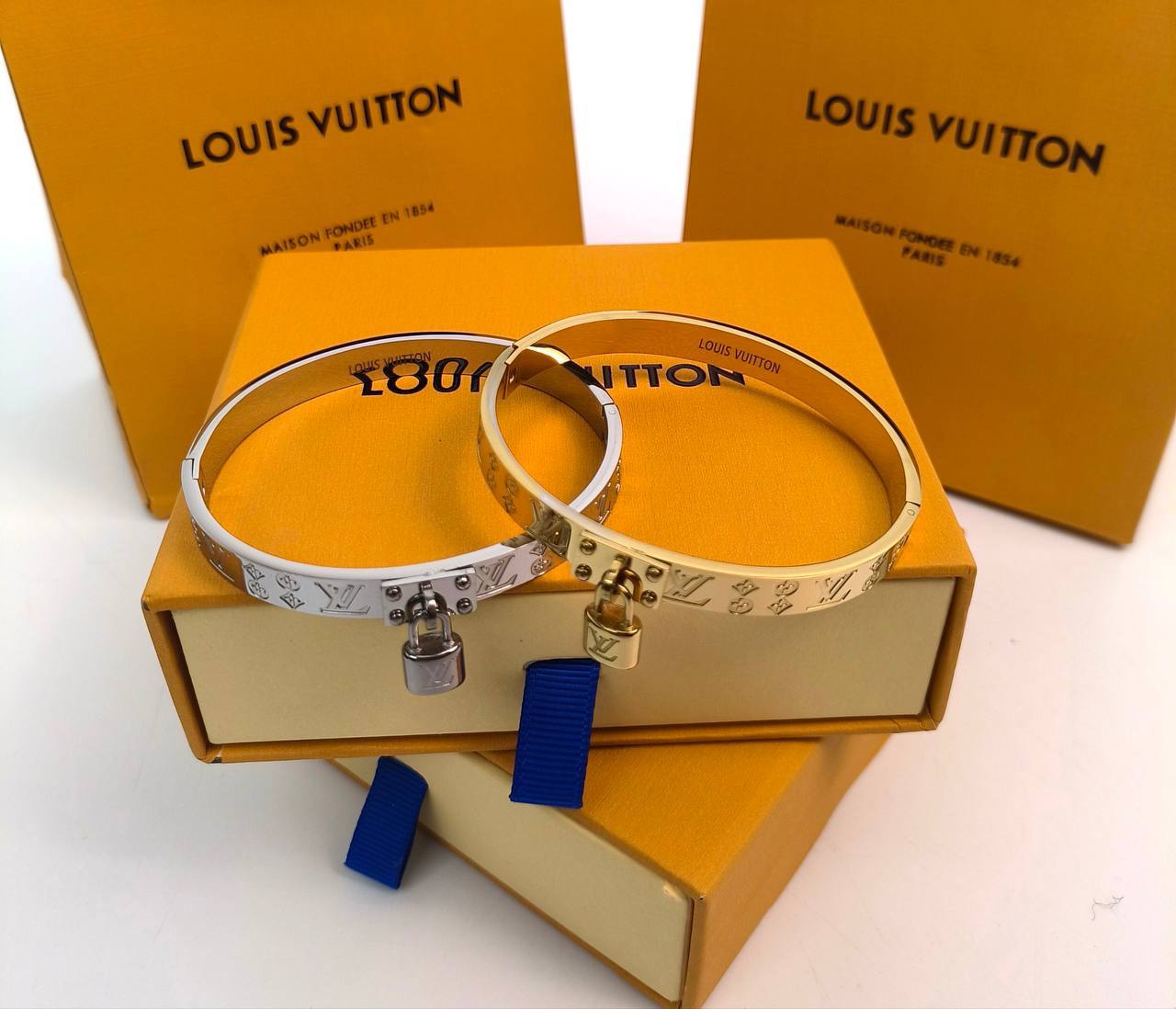 Louis Vuitton Padlock Bracelet Women's in 2 Colors Reps Sale UK Best Quality AAA Replica