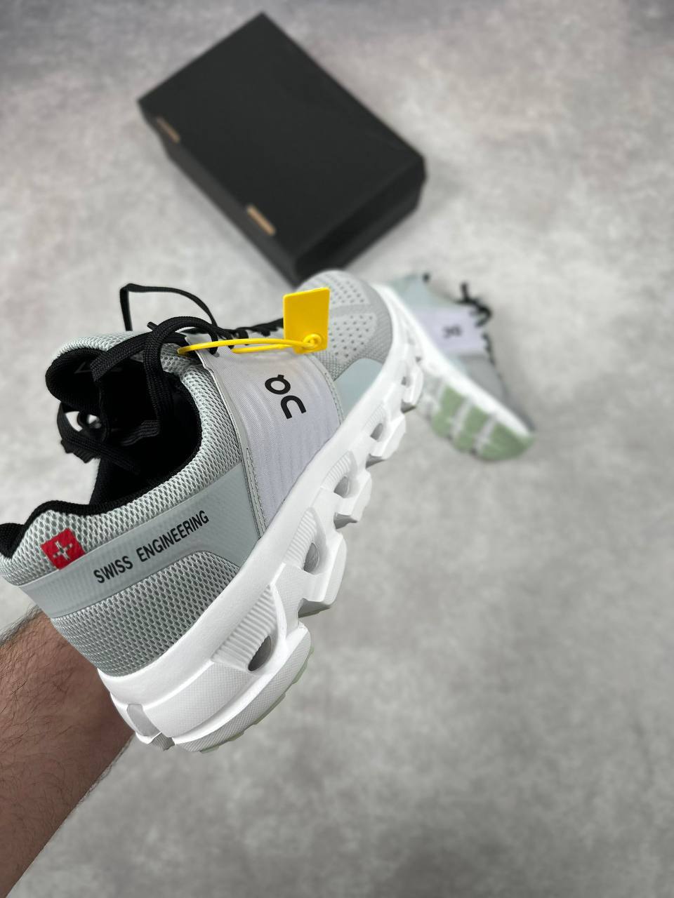 On Running Cloudswift 3 Alloy Glacier Trainers Men's Reps Sale UK Best Quality AAA Replica