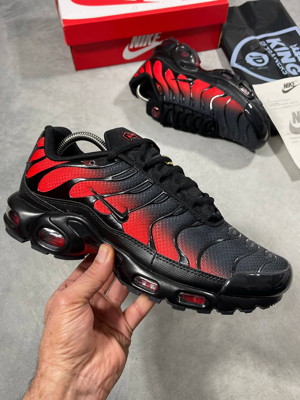Nike TN Air Max Plus DZ4507-600 'Black Noble Red' Trainers Men's Reps UK Best Quality AAA Replica
