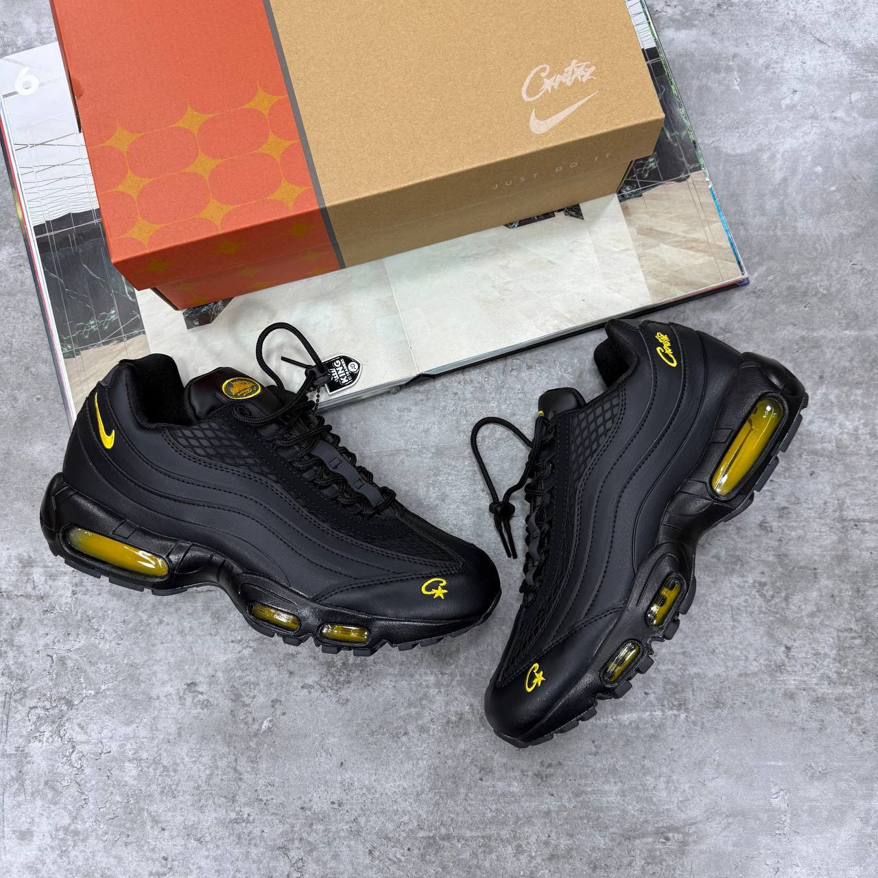 Nike Air Max 95 X Corteiz FB2709-003 "Honey Black" Trainers Men's Reps UK Best Quality Sale AAA Replica