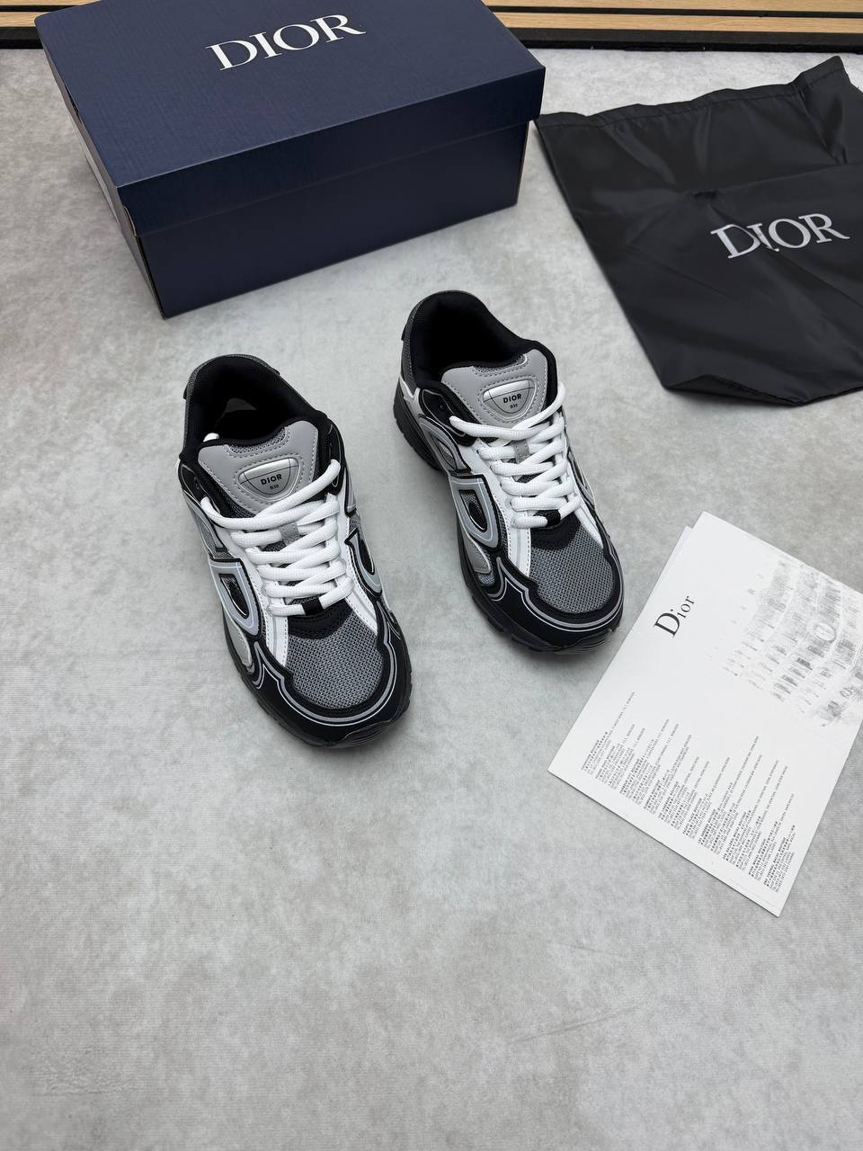Dior B30 Reflective Mesh & Leather Trainers in Tri-Colour Sneakers Men's Trainers Reps Sale UK Best Quality AAA Replica