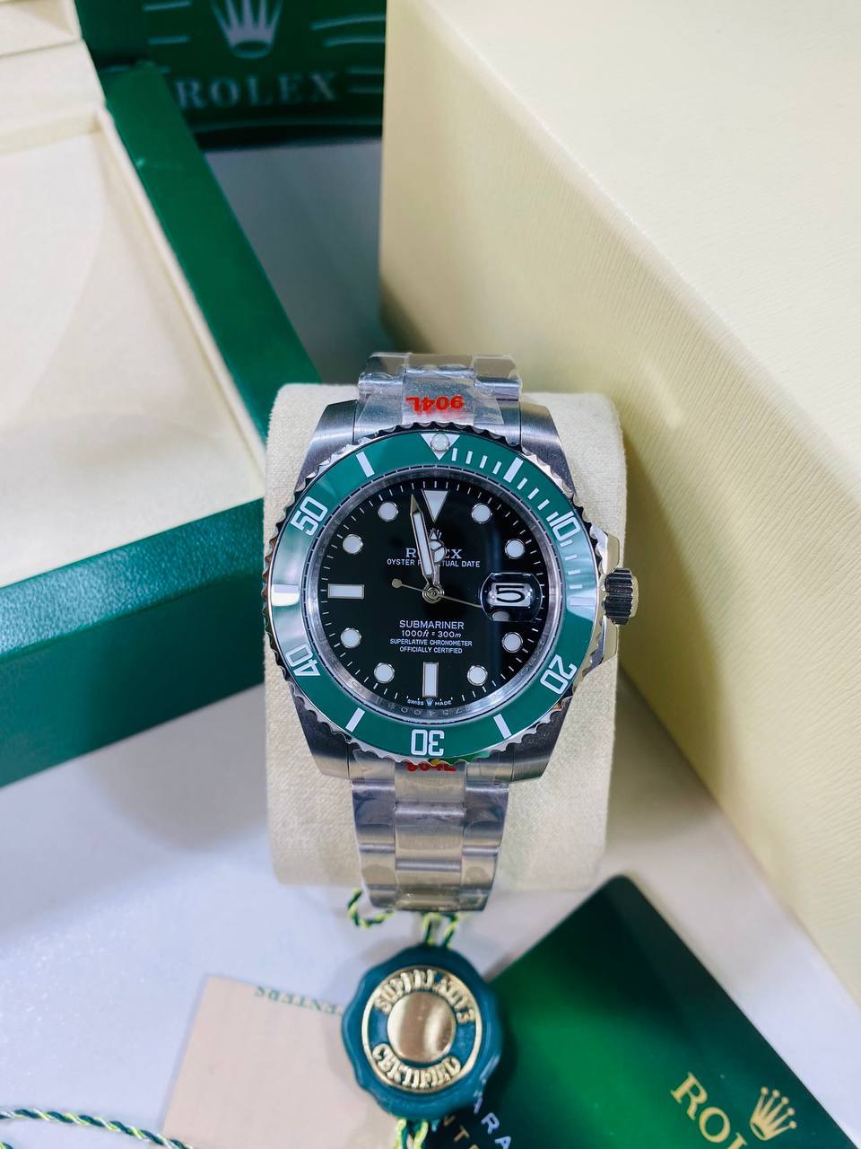 Rolex Submariner Date Men's Watch Reference 126610LV Oystersteel Green Bezel Black Dial Men's Watch Reps Sale UK Best Quality AAA Replica
