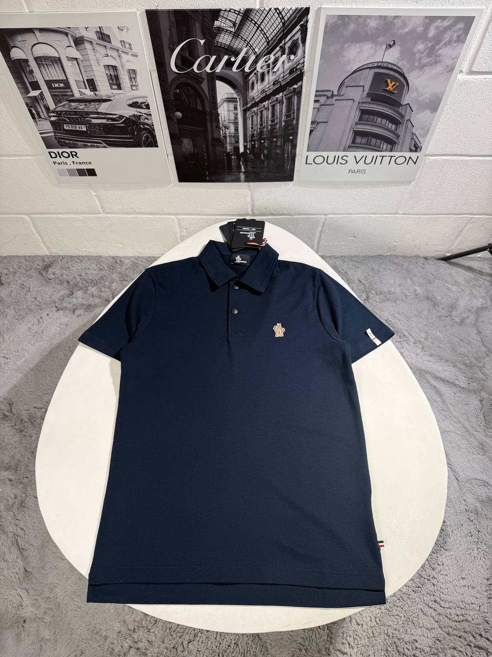Moncler Classic Slim Fit Short Sleeve Polo Top Shirt in Different Colors Reps UK Best Sale Quality AAA Replica