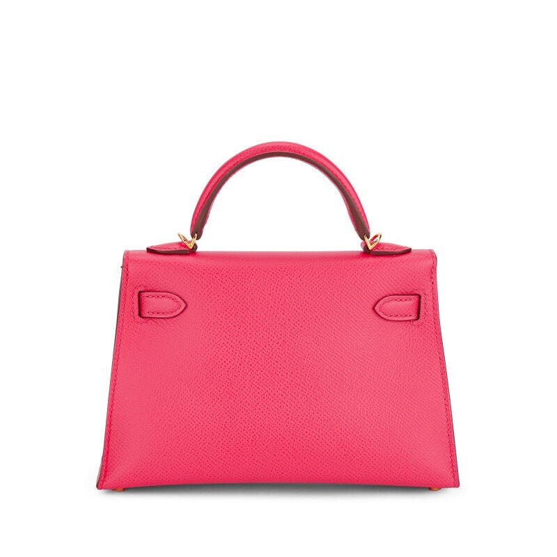 Rose Extreme Epsom Mini Kelly II 20 Gold Hardware, 2019 - Crowned Bag