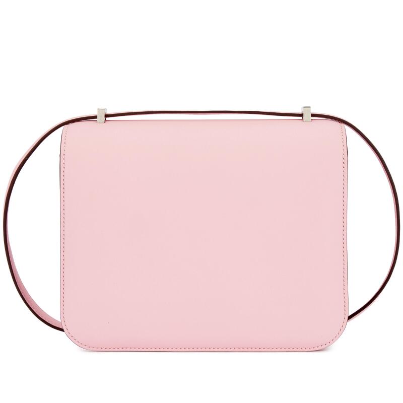 Rose Sakura Swift Mini Constance 18 Brushed Palladium Hardware, 2025 - Crowned Bag