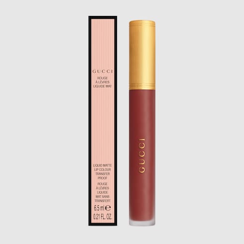 124 Emilie Brown, Rouge à Lèvres Liquide Mat Lipstick - 521 Nellie Cherry