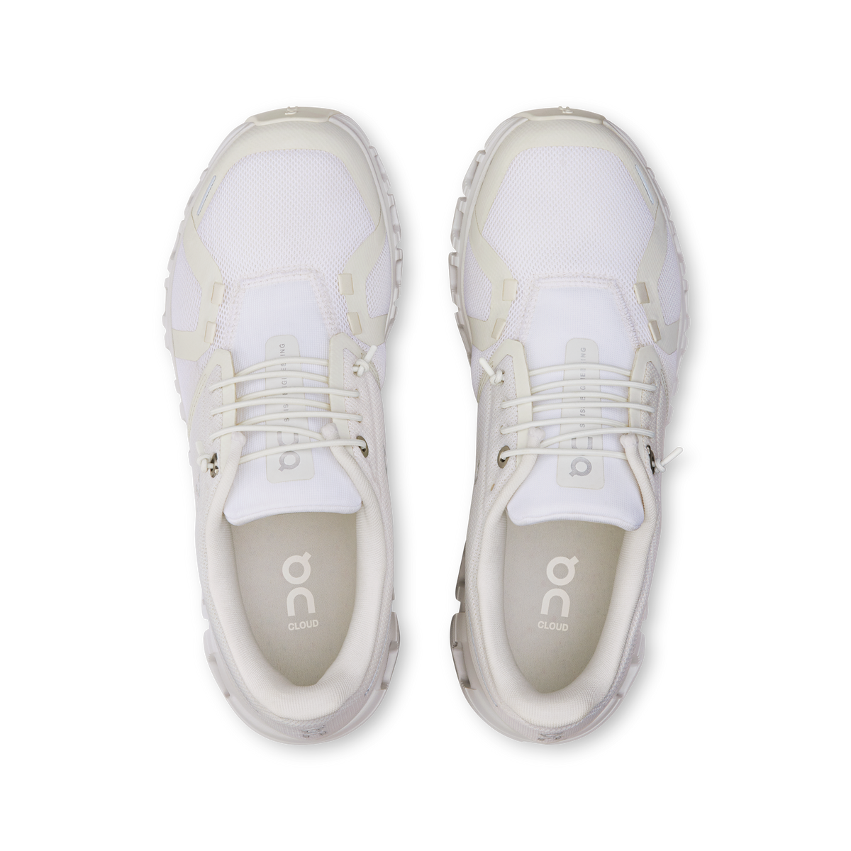 On Running Women's Cloud 6 Shoes - White / White On Running