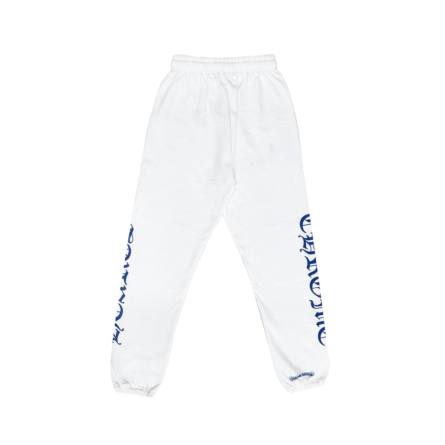 Chrome Hearts White Horseshoe Blue Script Sweatpants