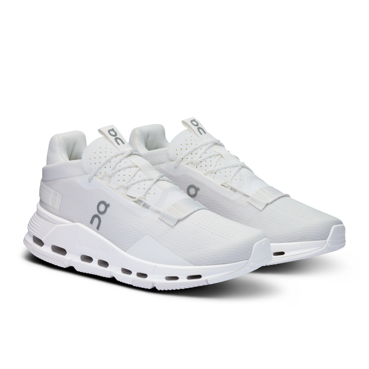 On Running Men's Cloudnova 2 Shoes - All White On Running