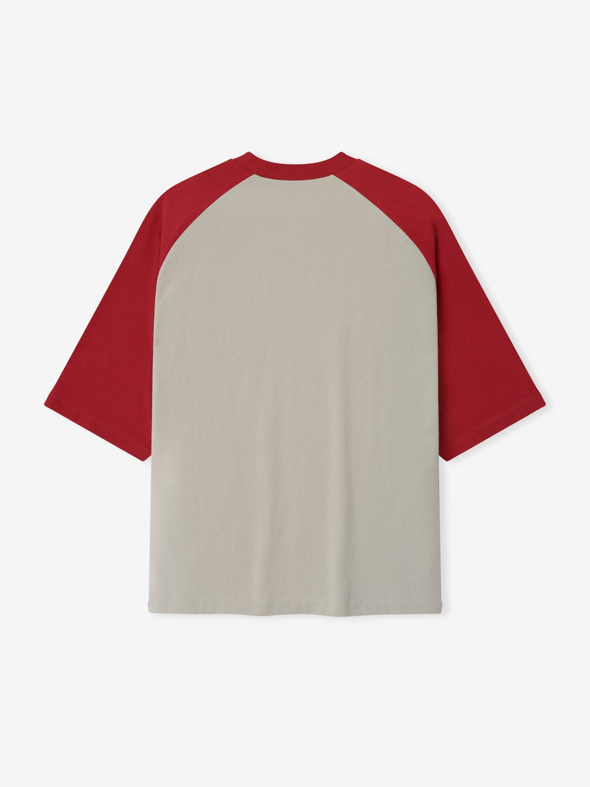 Fear of God Essentials 3/4 Raglan Sleeve Baseball Tee Off White Red BagAg