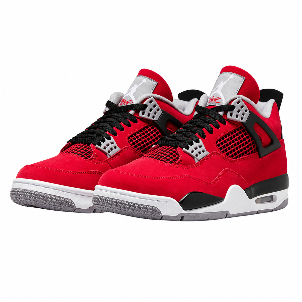 Red Men's Air Jordan 4 Retro Toro Bravo Sneakers My Store 6