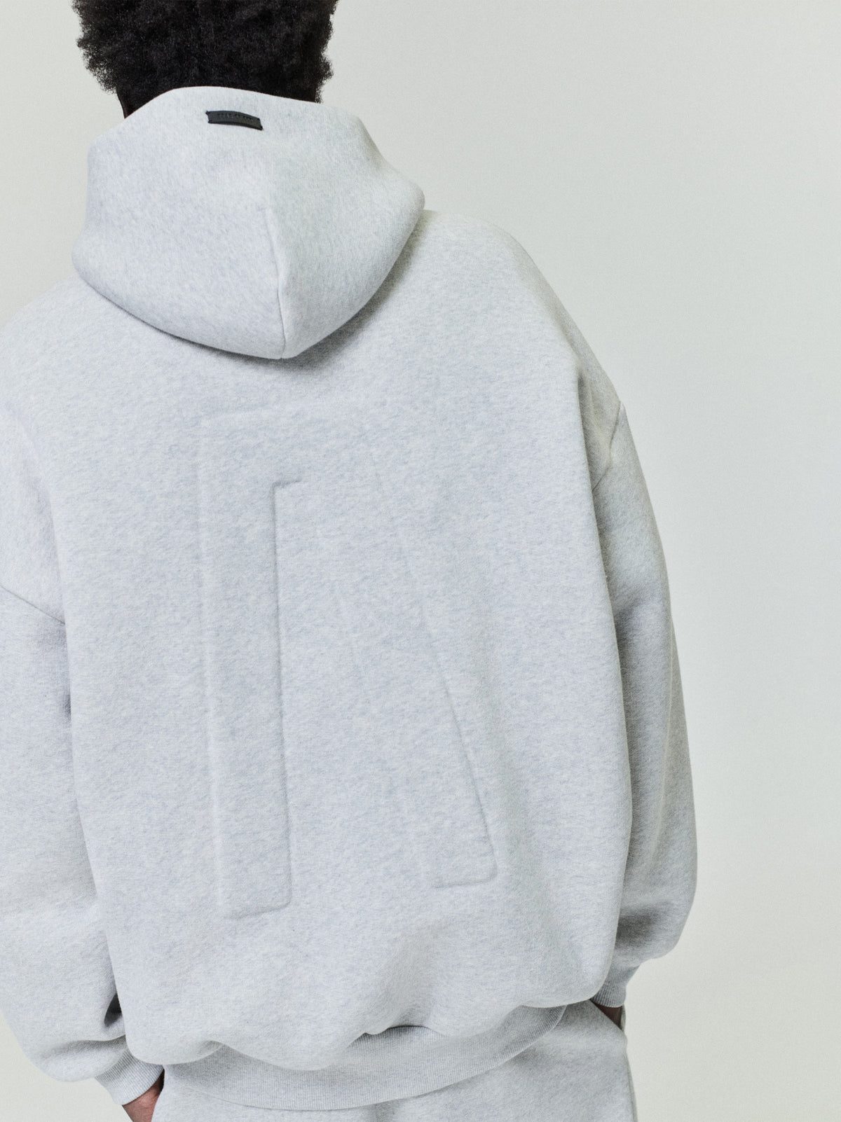 Fear of God Athletics Full Zip Up Hoodie Light Heather Grey BagAg