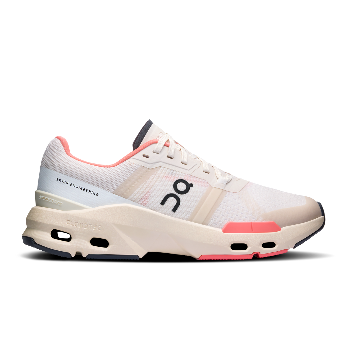 On Running Women's Cloudpulse Shoes - Cream / Salmon On Running