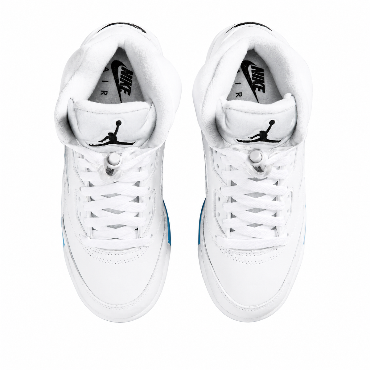 Kids' Air Jordan 5 Retro OG White Metallic Sneakers My Store 6