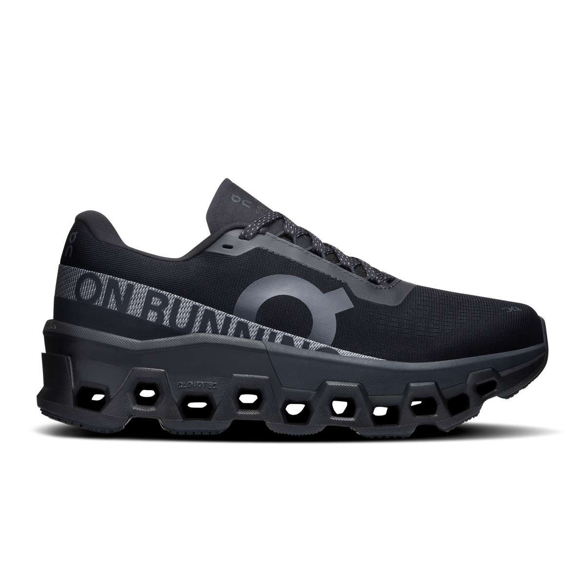 On Running Women's Cloudmonster 2 Shoes - Black / Eclipse On Running