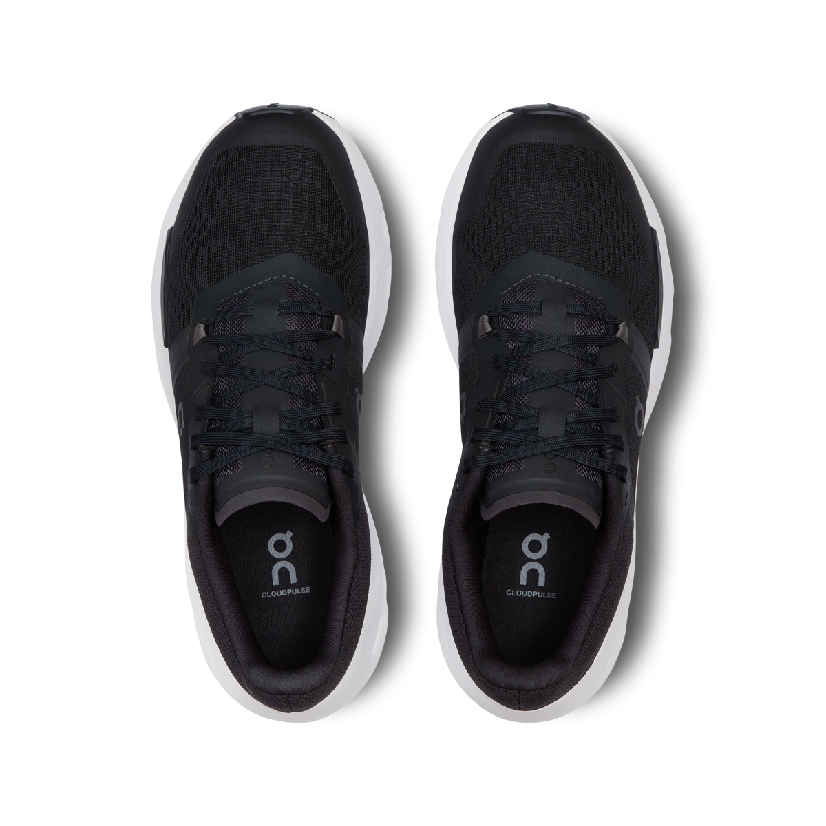 On Running Women's Cloudpulse Shoes - Black / White On Running