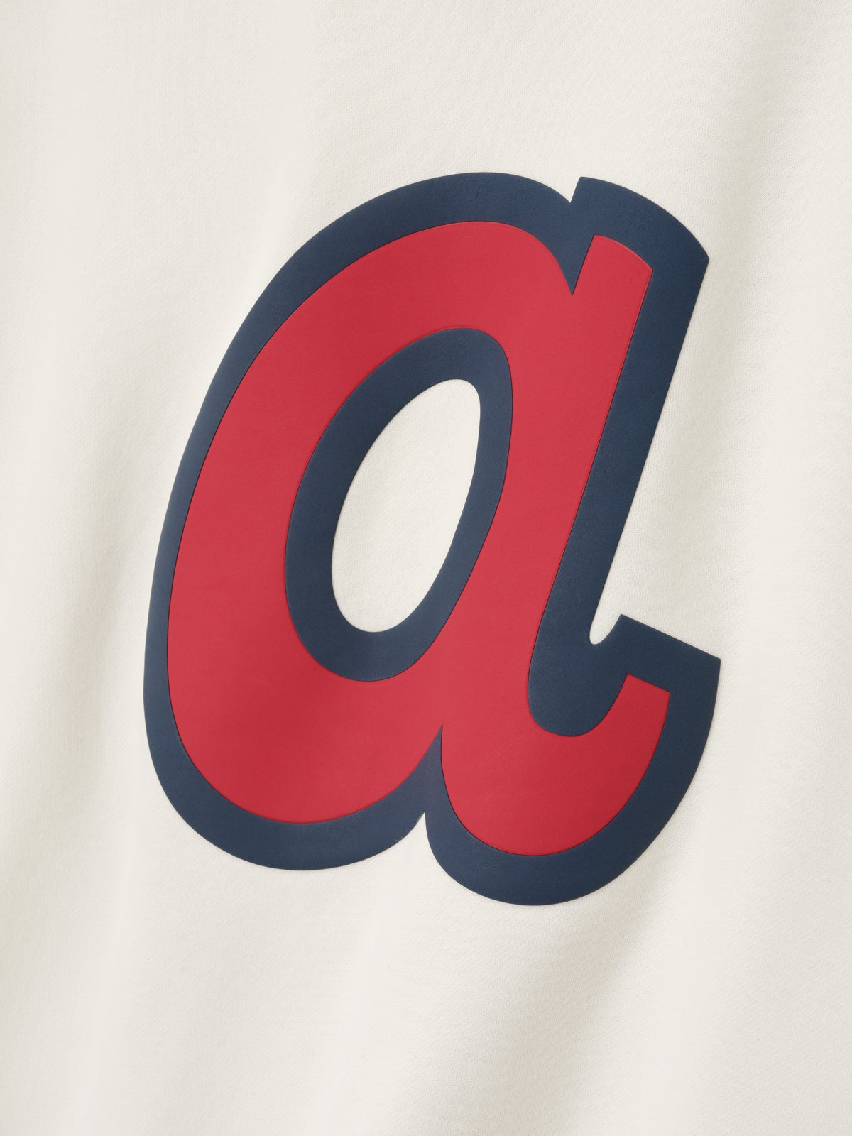 Fear of God Essentials Braves Sport Crewneck MLB Fleece Pullover Off White BagAg