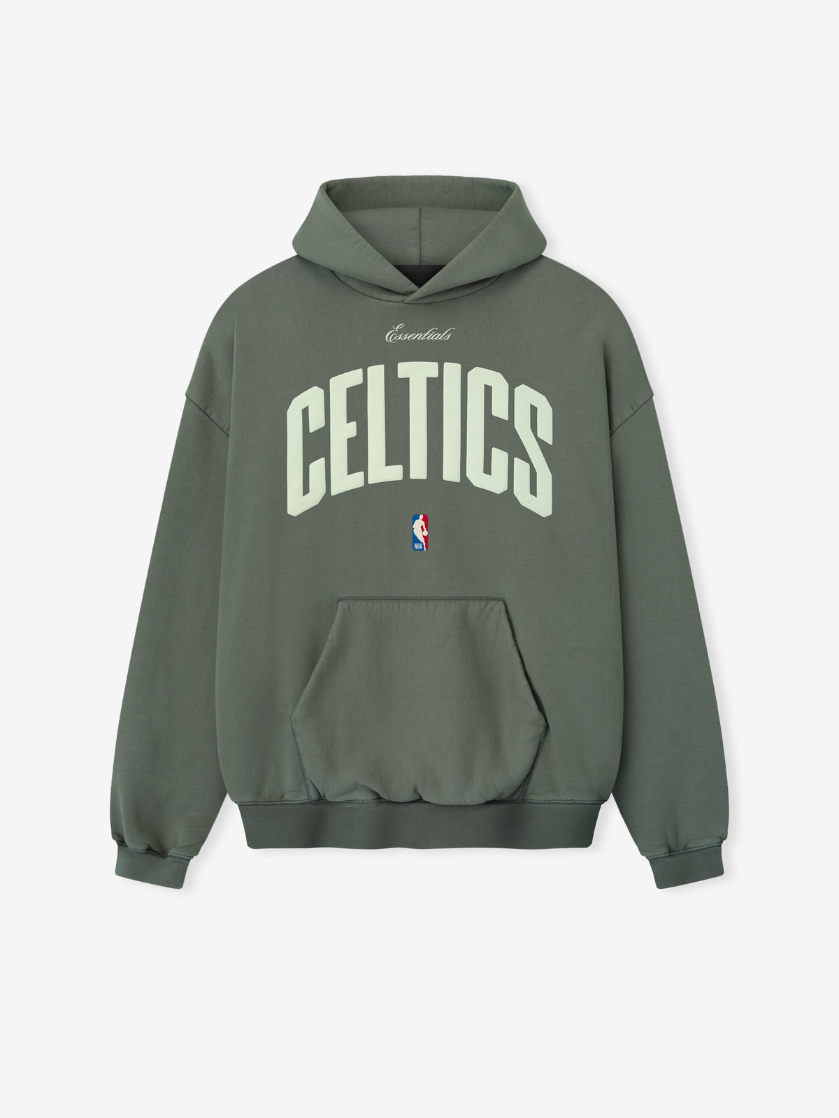 Fear of God Essentials x Boston Celtics 90s Heavyweight Hoodie Green BagAg