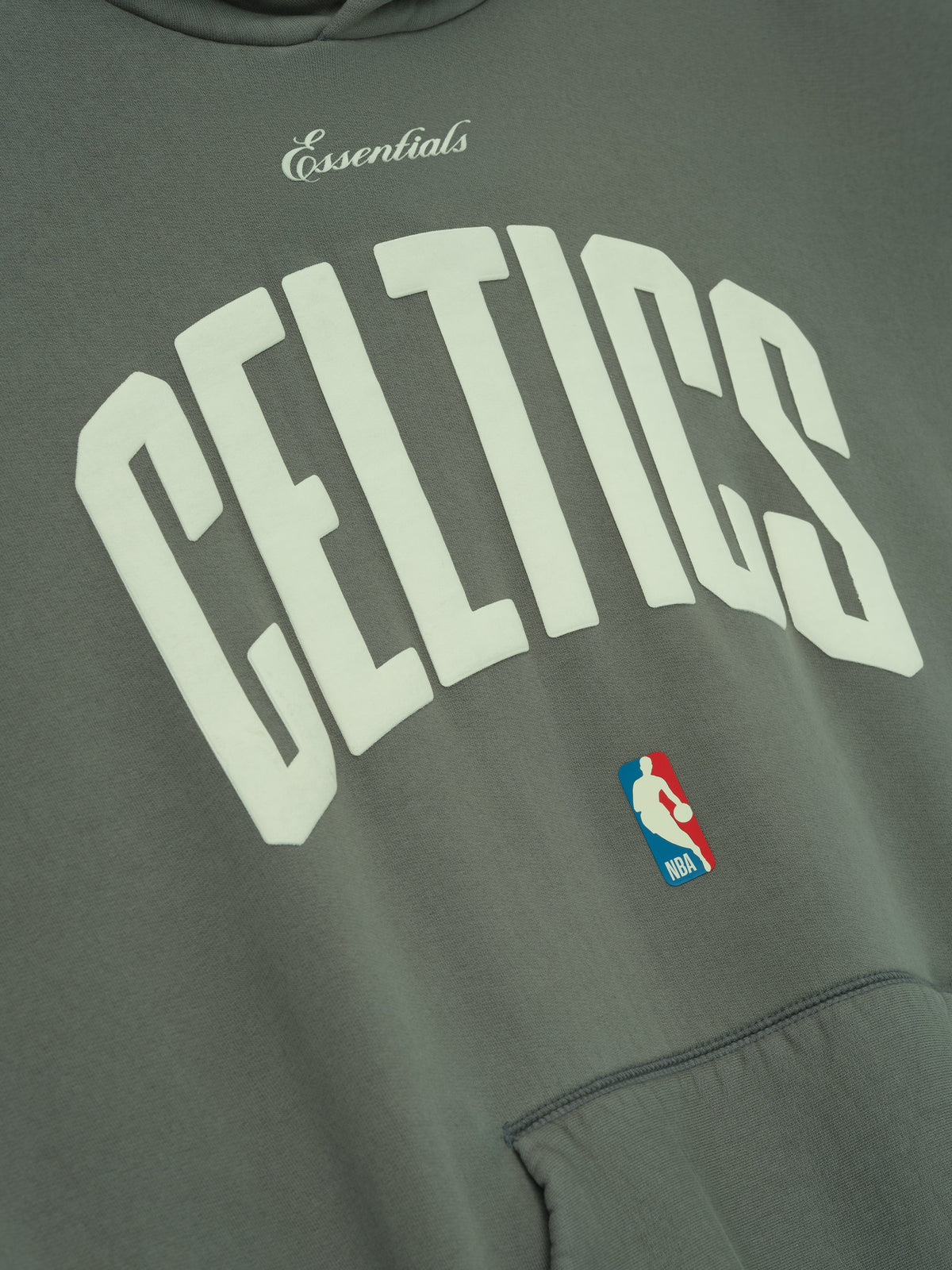 Fear of God Essentials x Boston Celtics 90s Heavyweight Hoodie Green BagAg