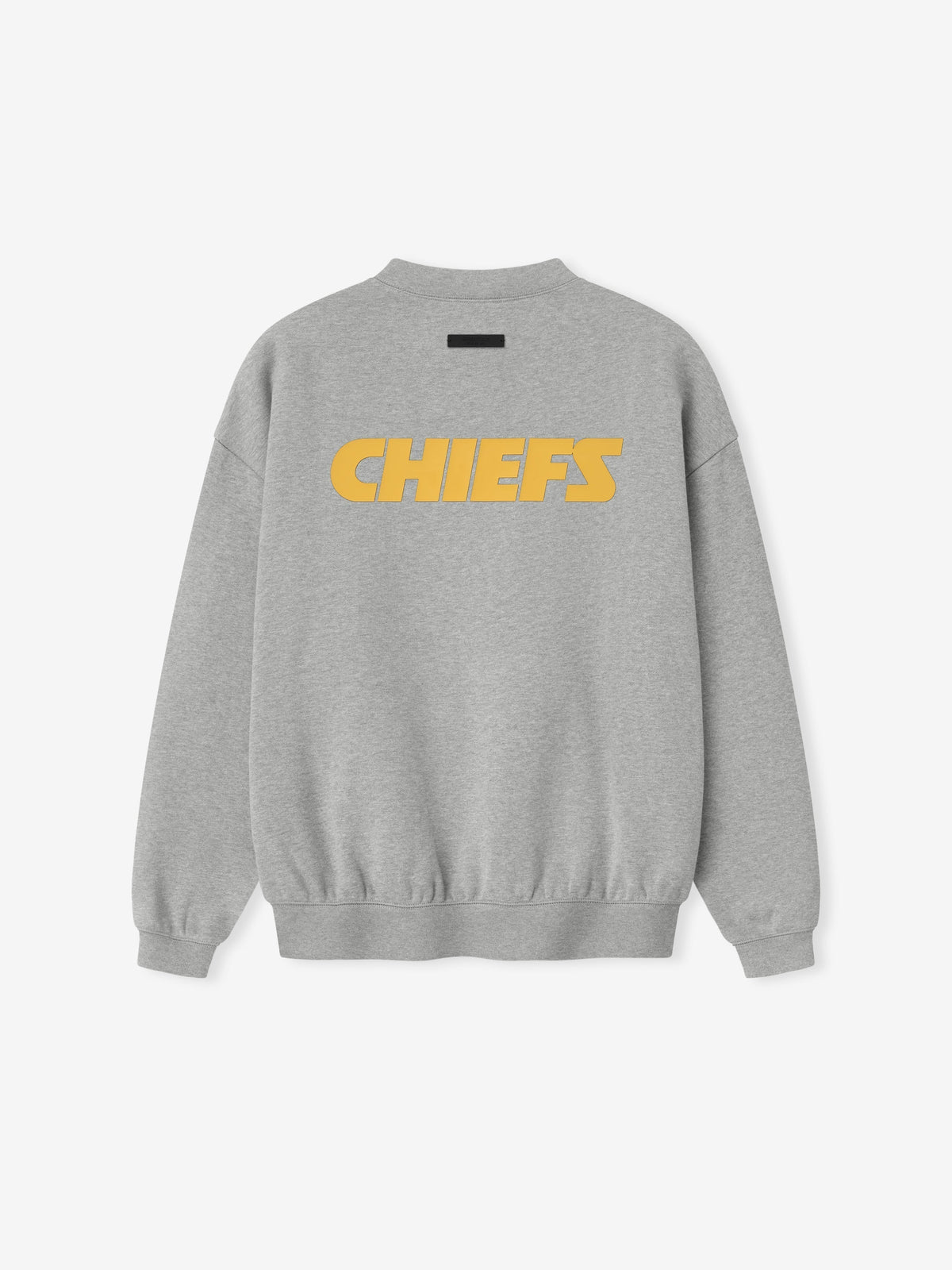 Fear of God Essentials x Kansas City Chiefs Sport Crewneck Sweatshirt Heather Grey Red BagAg