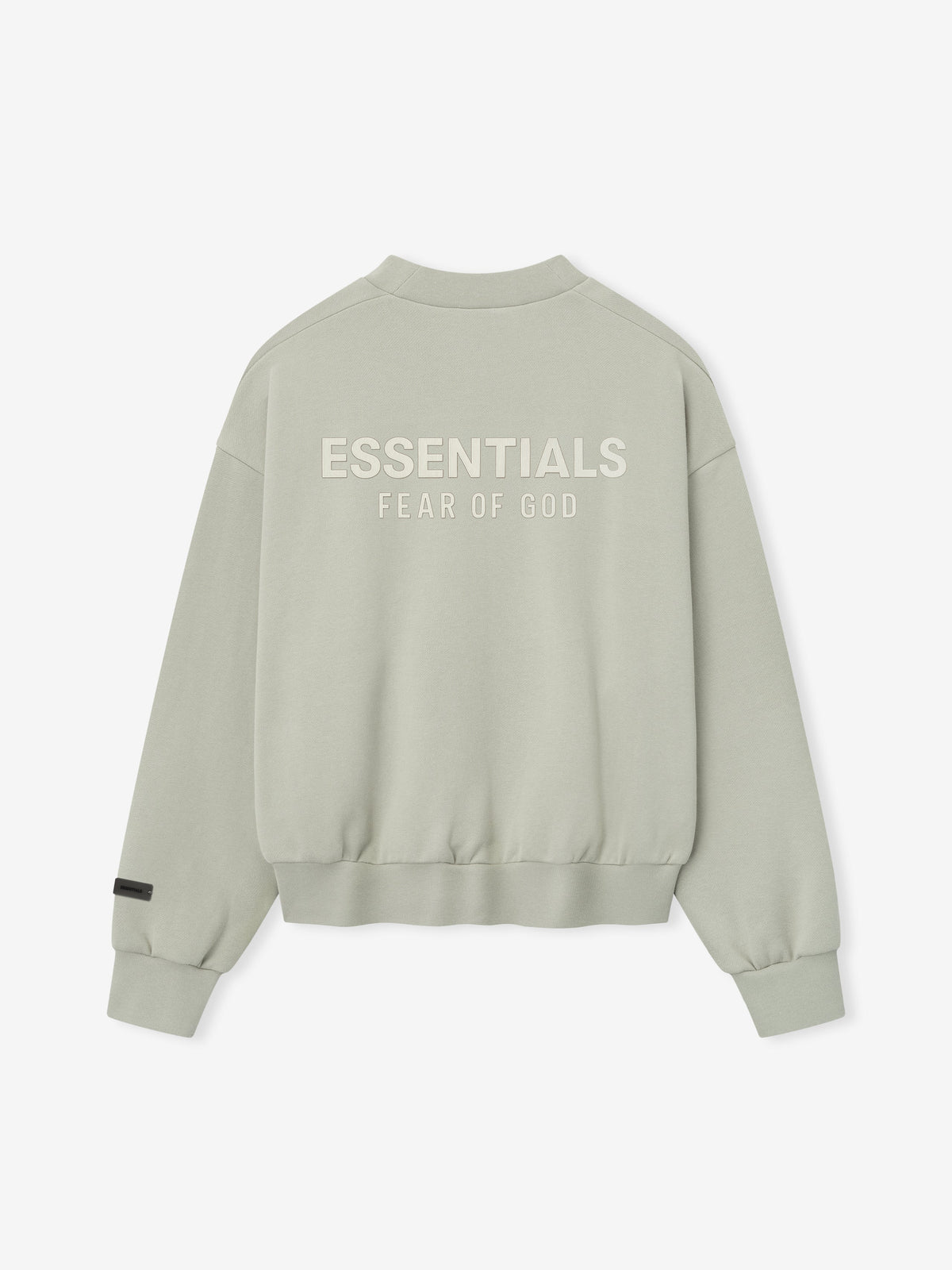 Fear of God Essentials Classic Fleece Crewneck Sweatshirt Light Sage BagAg