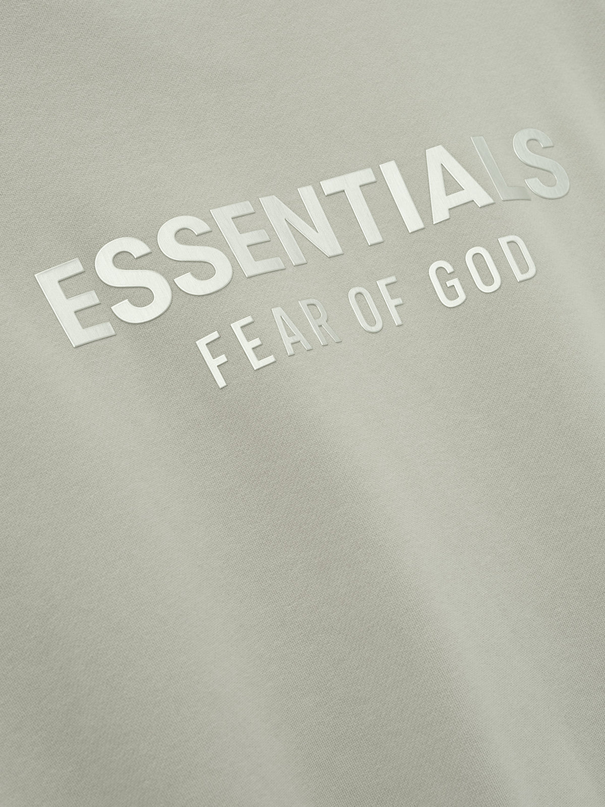 Fear of God Essentials Classic Fleece Crewneck Sweatshirt Light Sage BagAg
